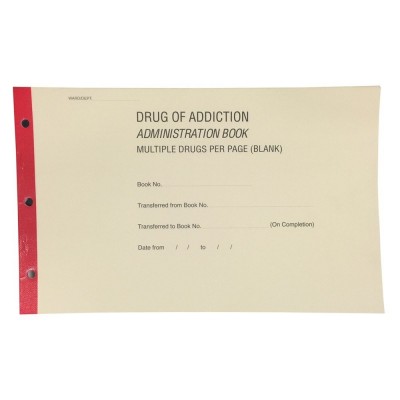 Drug of Addiction Book Blank BOO562