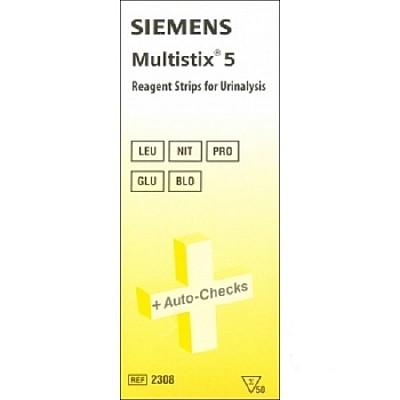 Multistix 5 Siemens 2308 Reagent Strips For Urinalysis Test Strips 50/box 