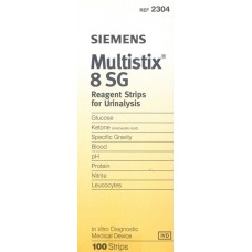 Multistix 8sg Siemens 2304 Reagent Strips For Urinalysis Test Strips 100/box Uti