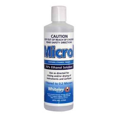 Microl 70% Ethanol Solution Whiteley Instruments Filtered To 0.2 Microns