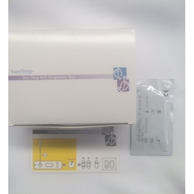 Pregnancy Test One Step Hcg Urine Strip-early Test Surestep X 5 Pkts