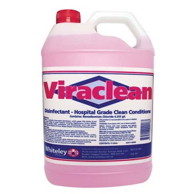 Viraclean Disinfectant Whitely Hospital Grade  5l Bottle