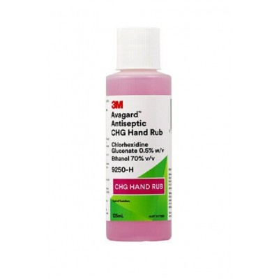 Avagard Antiseptic Hand Rub 125ml With Chlorhexidine Gluconate 0.5% In 70%