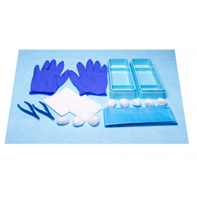 CATHETER PACK MULTIGATE GLOVES SWABS BALLS DRAPE TRAY FORCEPS TOWEL STERILE