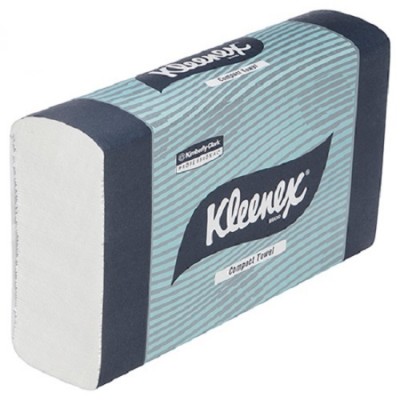 Kleenex® 4440 Compact Paper Hand Towel White, Case Of 24 Packs X 90 Towels Kimberly Clark