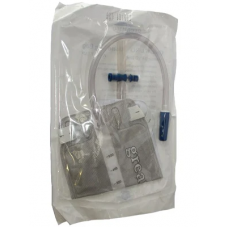 Leg Bag for Urine Collection + T-Valve 30cm 500ML Clear PVC - Single