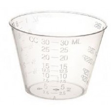 Medicine Dispensing Measure Cups Clear 30mL 