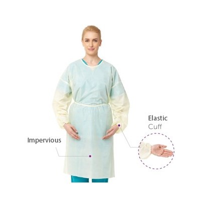 Primeon Isolation Gown Yellow