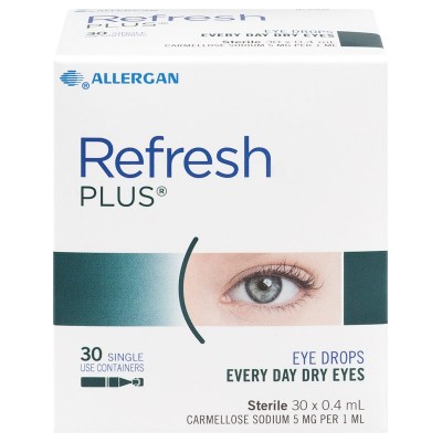 Refresh Plus Eye Drops (30/BOX) 0.4ml Preservative Free  