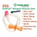 Terumo Surflo Butterfly Needles Winged Infusion Scalp Vein Set 25g X 3/4" 30cm