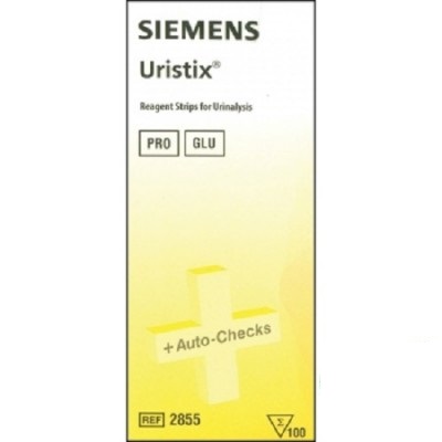 Uristix 2855 Siemens Reagent Strips For Urinalysis Test Strips 100/box