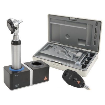 Heine Beta 400® F.o. Led Otoscope & Ophthalmoscope Set With Nt 4 Table Charger