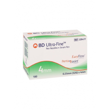 BD Ultra-Fine™ Pen Needle Sterile Disposable 32g x 4mm - 100/Box 320477 BD Ultra-Fine™ Pen Needle Sterile Disposable 32g x 4mm - 100/Box 320477