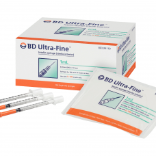 BD Ultra-Fine Insulin Syringes 1mL 0.33mm 29G x 12.7mm