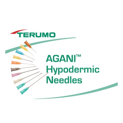 Terumo Sharp Hypodermic Agani Needles 27g X 19mm 100/box