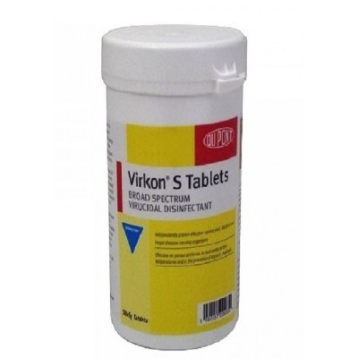 Virkon S Broad Spectrum Virucidal Bactericidal Fungicidal Disinfectant Tablets