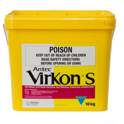 Virkon S Broad Spectrum Virucidal Bactericidal Fungicidal Disinfectant 10kg Tub