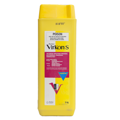Virkon S Broad Spectrum Virucidal Bactericidal Fungicidal Disinfectant 5kg Tub