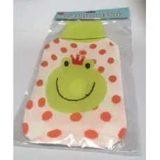 Hot Water Bottle Knitted Cover Green White Frog Design (X1) Hot Water Bottle Knitted Cover Green White Frog Design (X1)