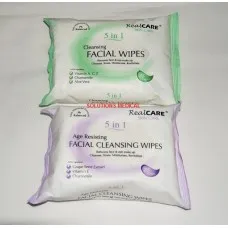 Facial Cleansing Skin Care Wipes & Age Resisting Wipes X4 Pkts 25/pkt Facial Cleansing Skin Care Wipes & Age Resisting Wipes X4 Pkts 25/pkt