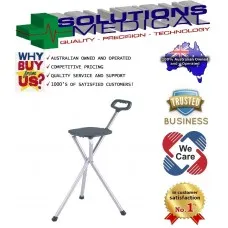 Days Portable Folding Walking Stick With Seat Tripod, Lightweight, Max 100kg