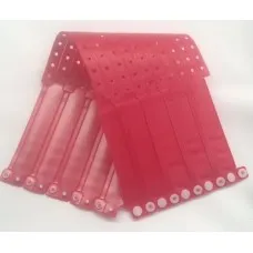 Patient Id Wrist Bands Pvc Latex Free Adult Adjustable Length Red X25 Pieces Patient Id Wrist Bands Pvc Latex Free Adult Adjustable Length Red X25 Pieces