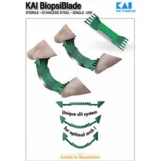 Kai Dermal Biopsy Blade Sterile Disposable Suregrip Handle X 1 Kai Dermal Biopsy Blade Sterile Disposable Suregrip Handle X 1