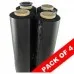 Packaging Black 2" Pallet Film Stretch Wrap 500mm X 383m 23um X1 Packaging Black 2" Pallet Film Stretch Wrap 500mm X 383m 23um X1