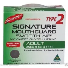 Signature Mouthguard Type 2 Adult Smooth Air Signature Mouthguard Type 2 Adult Smooth Air