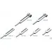 Armo Superior Quality Tuning Fork C128 Brushed Aluminium With Weights Armo Superior Quality Tuning Fork C128 Brushed Aluminium With Weights