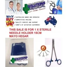 Mayo Hegar Needle Holder Sterile Single Use Medical Instrument Sayco Quality Mayo Hegar Needle Holder Sterile Single Use Medical Instrument Sayco Quality