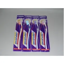 Toothbrushes Adult Non-slip (Medium) x4 Toothbrushes Adult Non-slip (Medium) x4