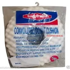 Convoluted Foam Donut Cushion With Cover 44cm Convoluted Foam Donut Cushion With Cover 44cm