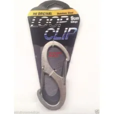 Looprope Stainless Steel Large Loop Clip Cord Hook 9cm 68kg The Original Looprope Stainless Steel Large Loop Clip Cord Hook 9cm 68kg The Original