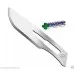 Sterile Scalpel Surgical Blades Carbon Steel In Metal Foil #10 (Box Of 100) 