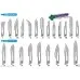Sterile Scalpel Surgical Blades Carbon Steel In Metal Foil #11 (Box Of 100) Sterile Scalpel Surgical Blades Carbon Steel In Metal Foil #11 (Box Of 100)