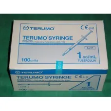 Terumo 100 x 1ml Syringes Slip Tip - Disposable Hypodermic Syringe / Medical Terumo 100 x 1ml Syringes Slip Tip - Disposable Hypodermic Syringe / Medical