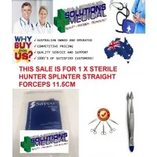 Hunter Splinter Forceps Sterile Single Use Medical Instrument Sayco Quality Hunter Splinter Forceps Sterile Single Use Medical Instrument Sayco Quality