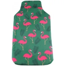Hot Water Bottle Cover Flamingo Pattern Hot Water Bottle Cover Flamingo Pattern