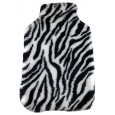 Hot Water Bottle Cover Zebra Plush Hot Water Bottle Cover Zebra Plush