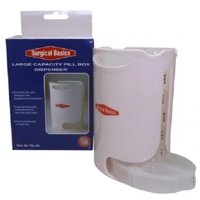 Pill Box Large Capacity Dispenser Storage 4 Compartments For Each Day Pill Box Large Capacity Dispenser Storage 4 Compartments For Each Day