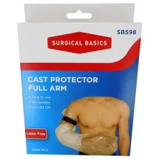 Cast & Bandage Protector Waterproof Latex Free 2/pkt Arm or Leg