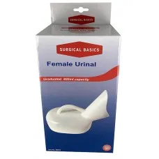 Surgical Basics Graduated 800ml Capacity Female Urinal Surgical Basics Graduated 800ml Capacity Female Urinal