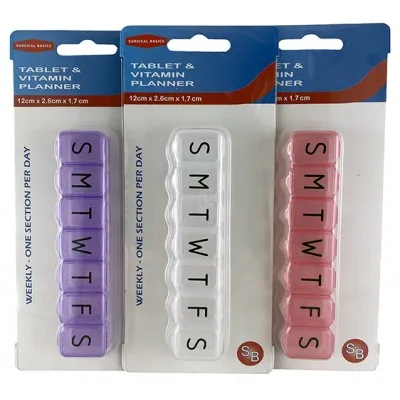 Surgical Basics Pill Box 7 Days 1 Per Day Surgical Basics Pill Box 7 Days 1 Per Day
