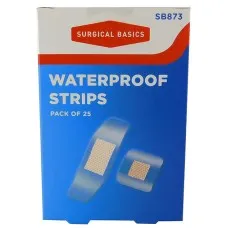 Waterproof Breathable Band Aids Strips 25 Loose Pieces Waterproof Breathable Band Aids Strips 25 Loose Pieces