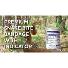 Snake Bite Bandages With Compression Indicator 10cm Width X 4.5m Stretched Snake Bite Bandages With Compression Indicator 10cm Width X 4.5m Stretched