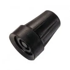Forearm Crutch Tip Black 22mm Rubber Foot Skid Proof Traction X1 Piece Forearm Crutch Tip Black 22mm Rubber Foot Skid Proof Traction X1 Piece