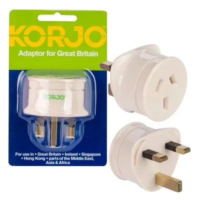 Korjo Travel International Adaptor Great Britain Korjo Travel International Adaptor Great Britain