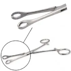 Slotted Navel Clamp 17cm Slotted Navel Clamp 17cm