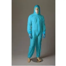 Protective Polypropylene Coveralls Disposable Overalls White/blue Xs-xxl Bastion Protective Polypropylene Coveralls Disposable Overalls White/blue Xs-xxl Bastion